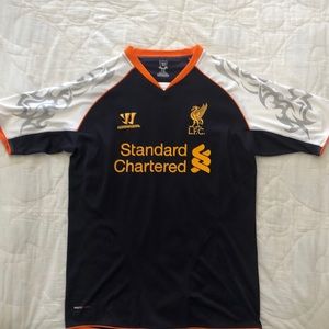 Retro Liverpool football club jersey